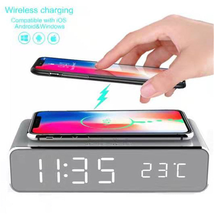 Smart LED Digital Alarm Clock with Wireless...