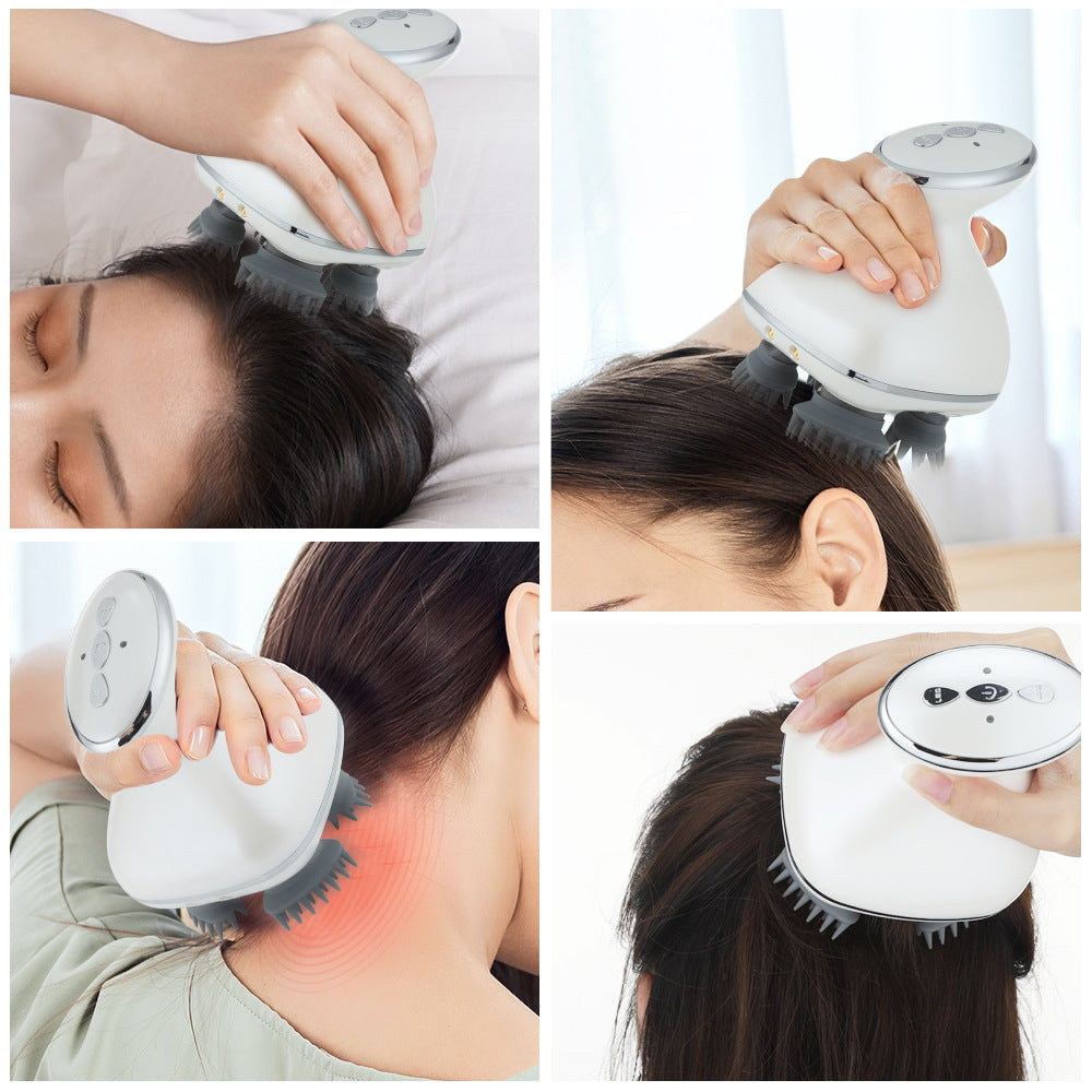 Head Massager 4-Claw Kneading Vibration...