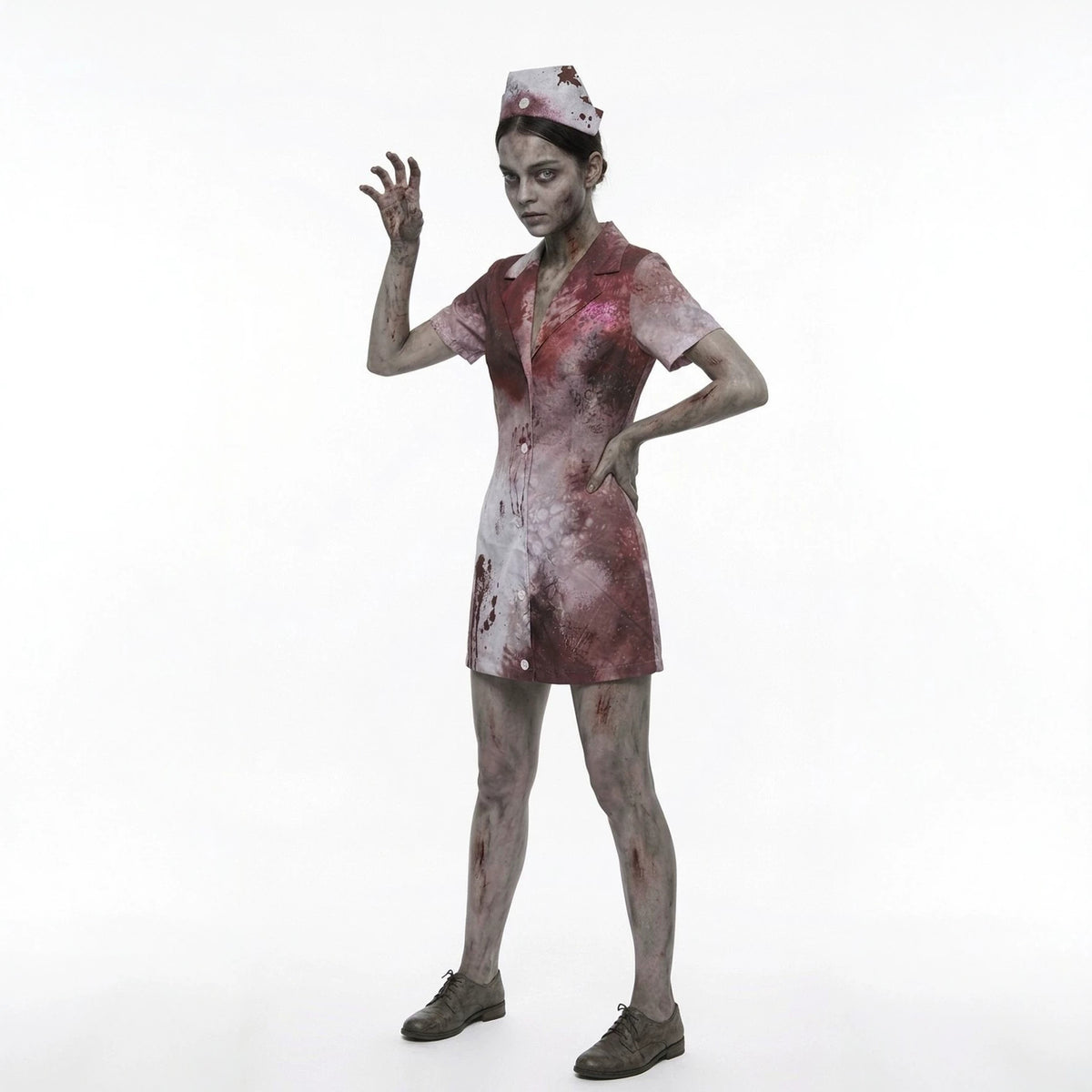 Zombie Nurse Cosplay Costume