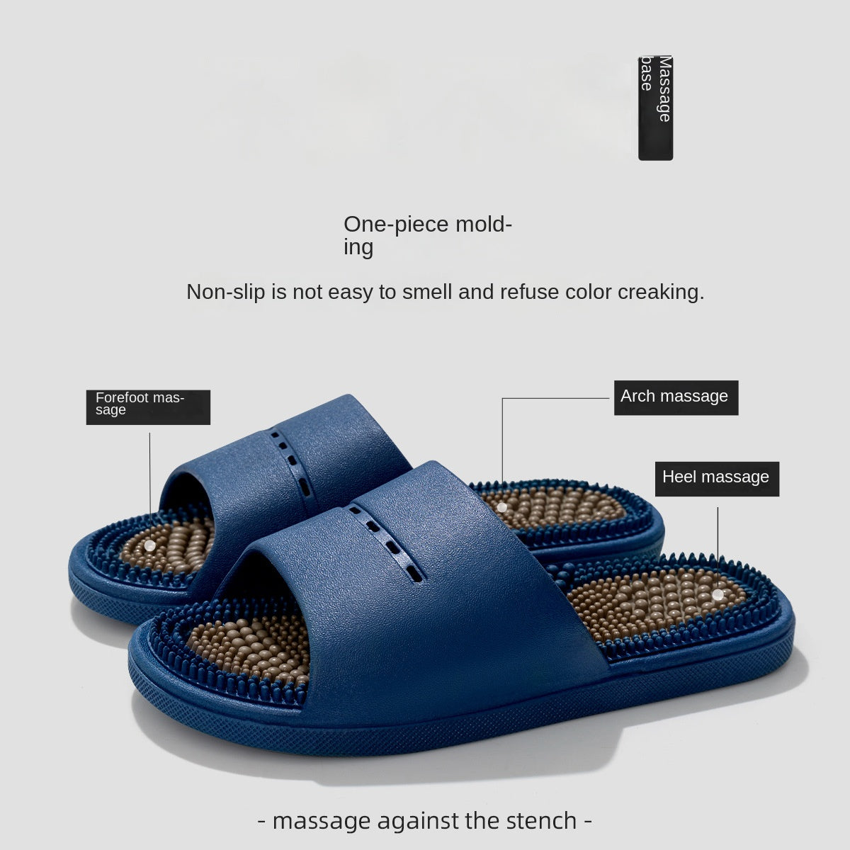 Non-slip bath slippers for men and women, for indoor use or as a couple's item.