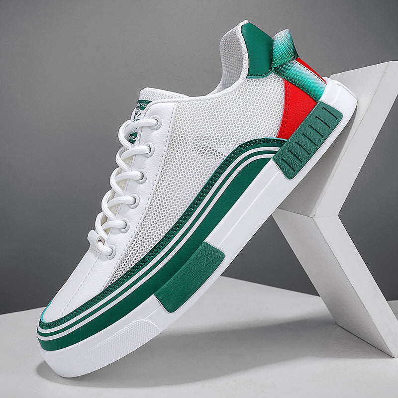 Thin mesh perforated board shoes