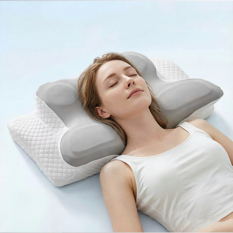 Almohada viscoelástica con memoria y efecto refrescante – Cojín de rebote lento resistente al calor