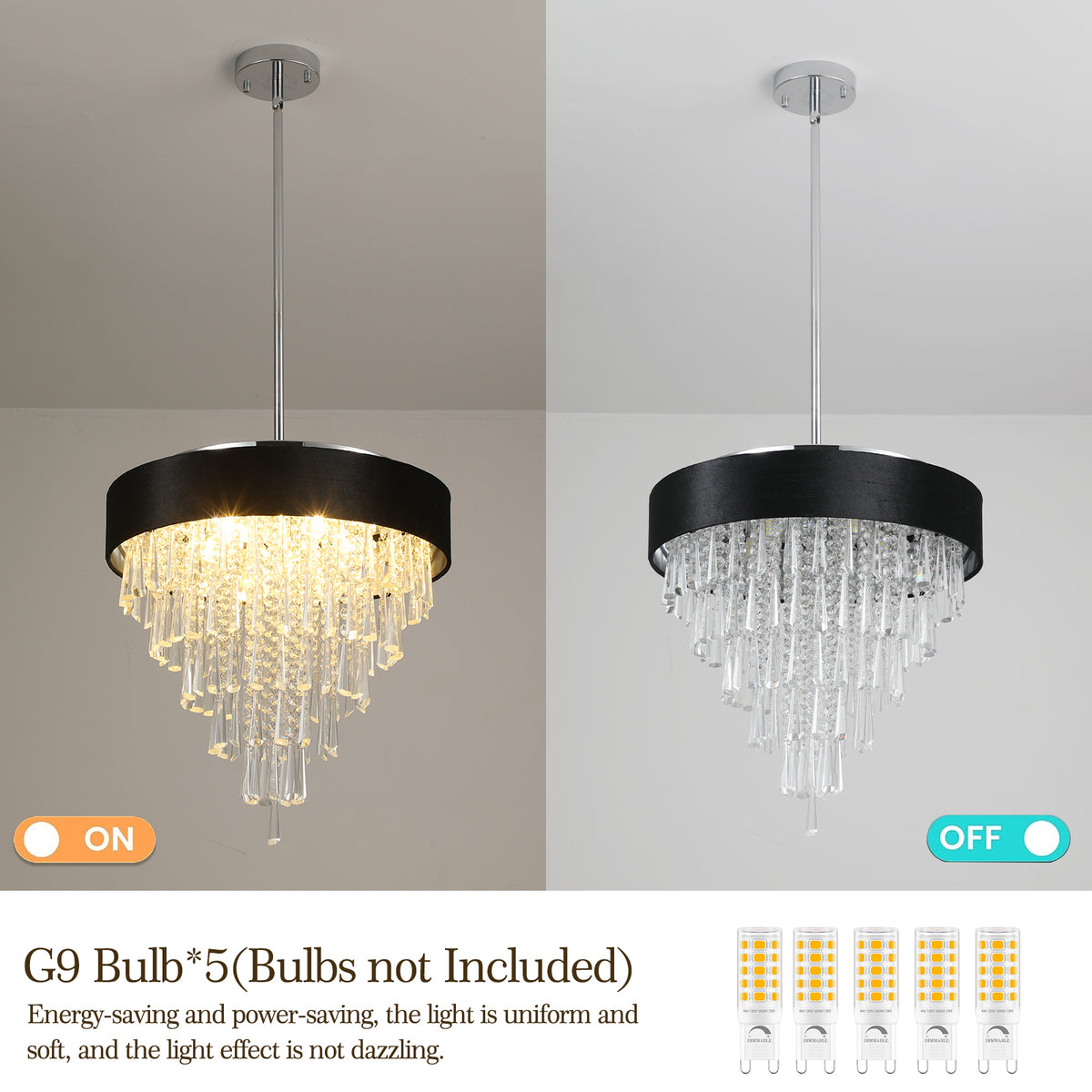 Modern Crystal Chandelier for  Living-Room...