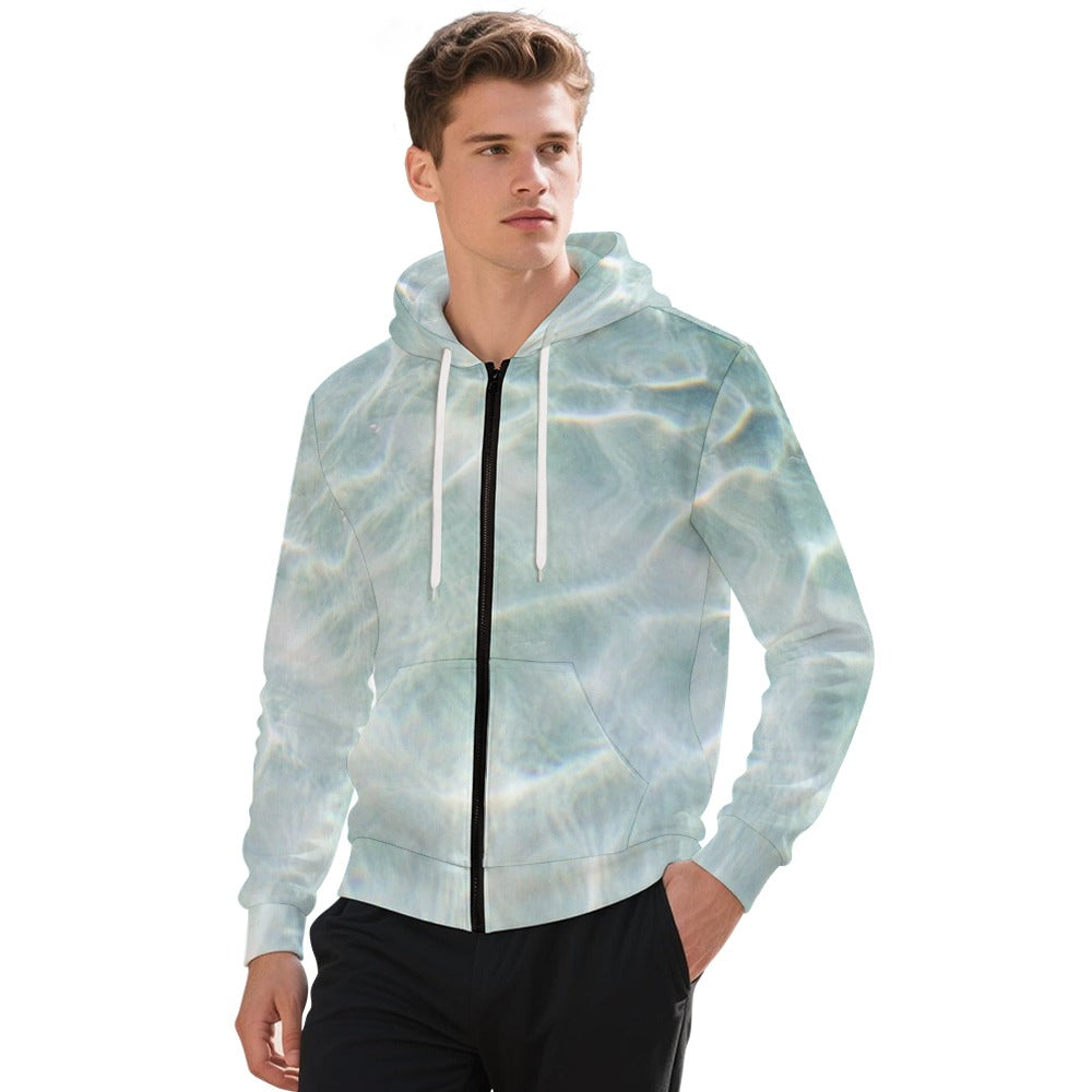 Men's Fashion Youth Jacket Hoodies with Zipper and Pockets