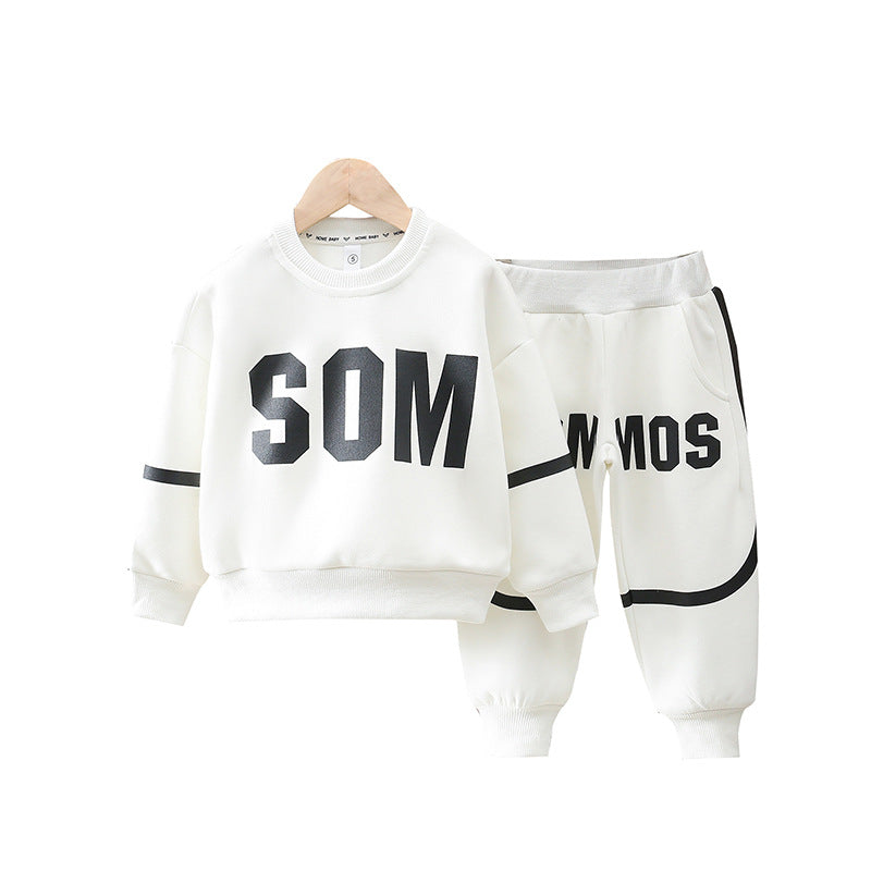 Boys Casual Sports Two-Piece Set Spring...