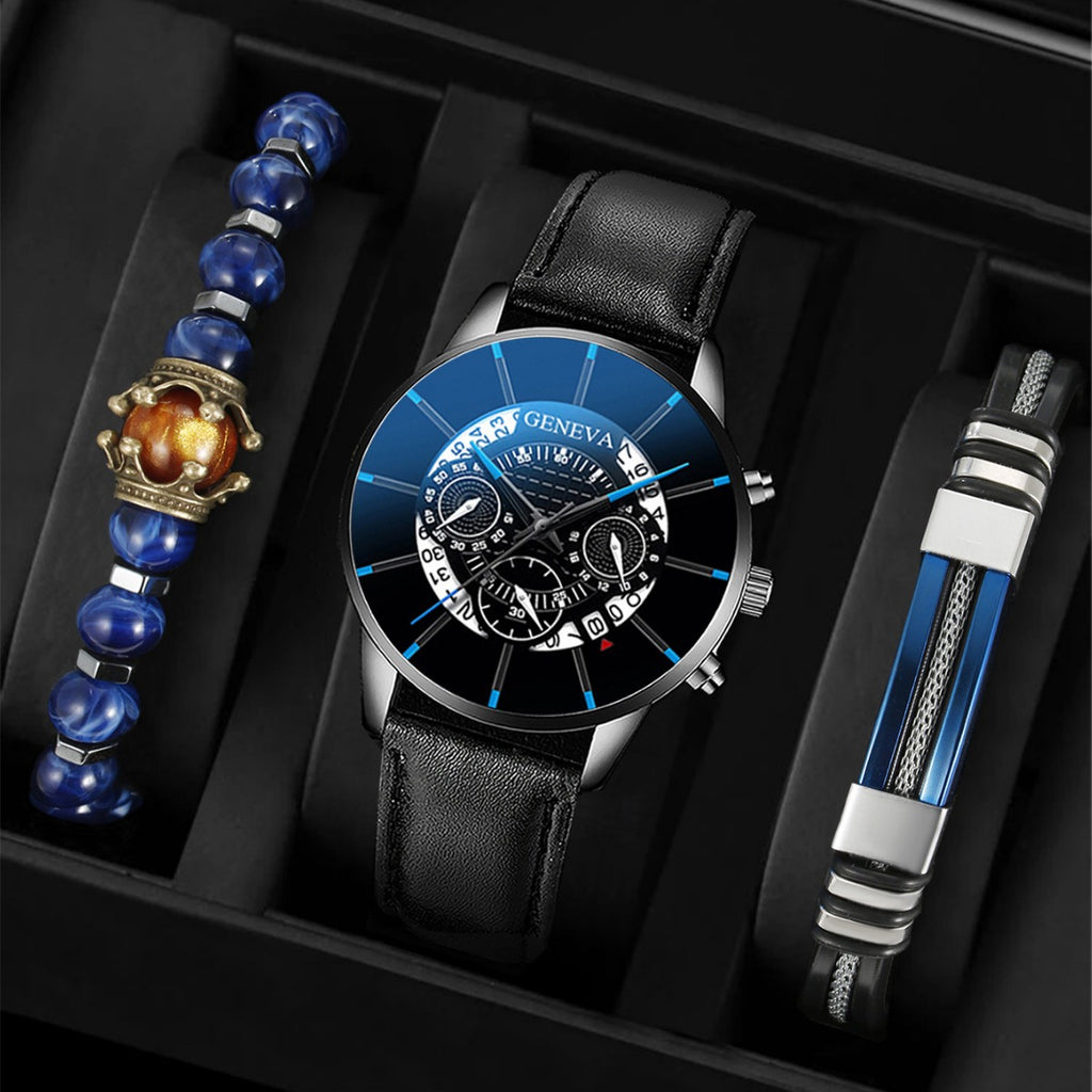 Casual Business Men's Leather Watch...