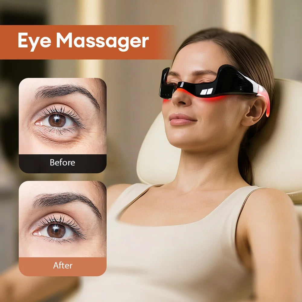 Under-Eye Glasses Massager Electric Eye...