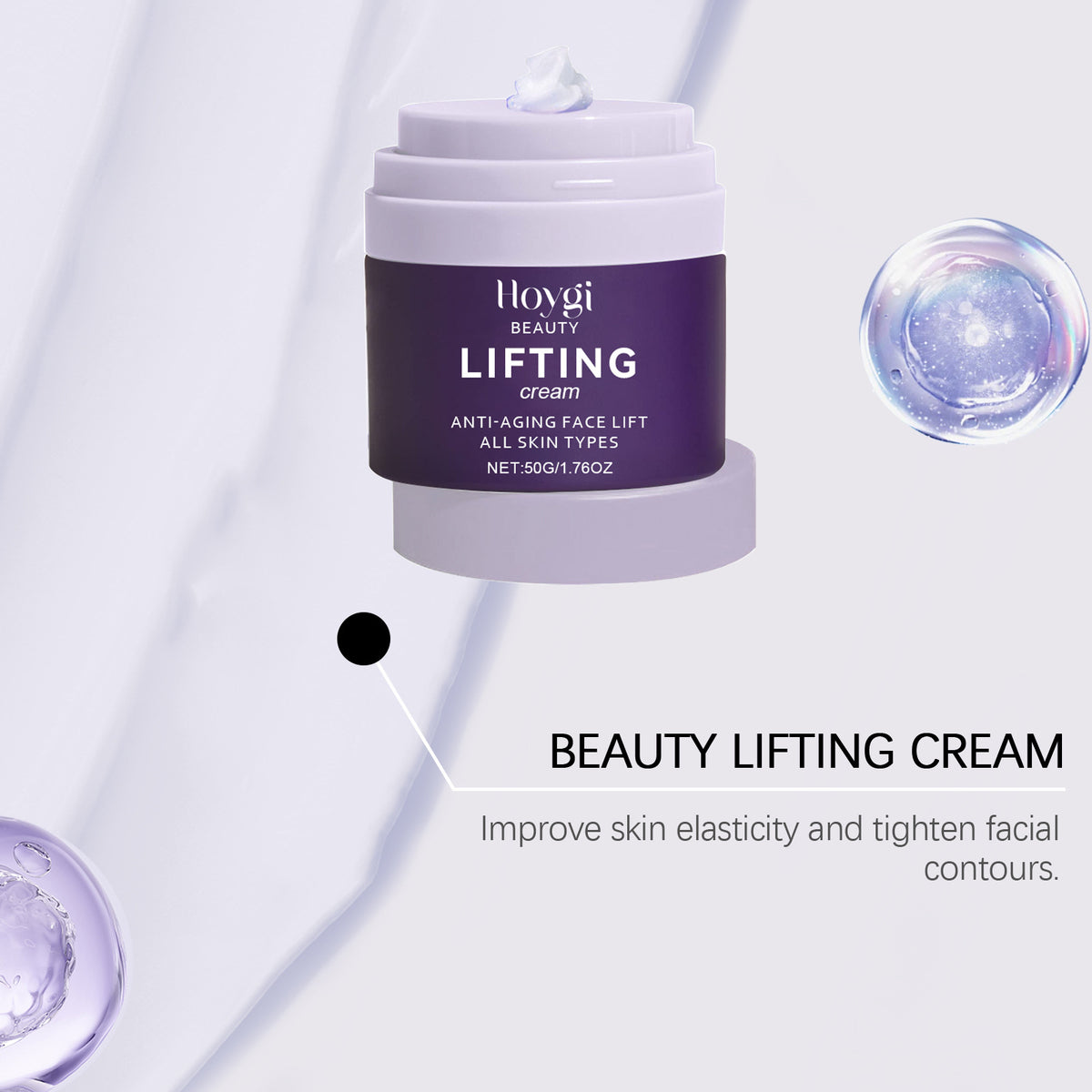 Crema Facial Hidratante Profunda para Suavizar las Líneas de Expresión e Iluminar el Cutis