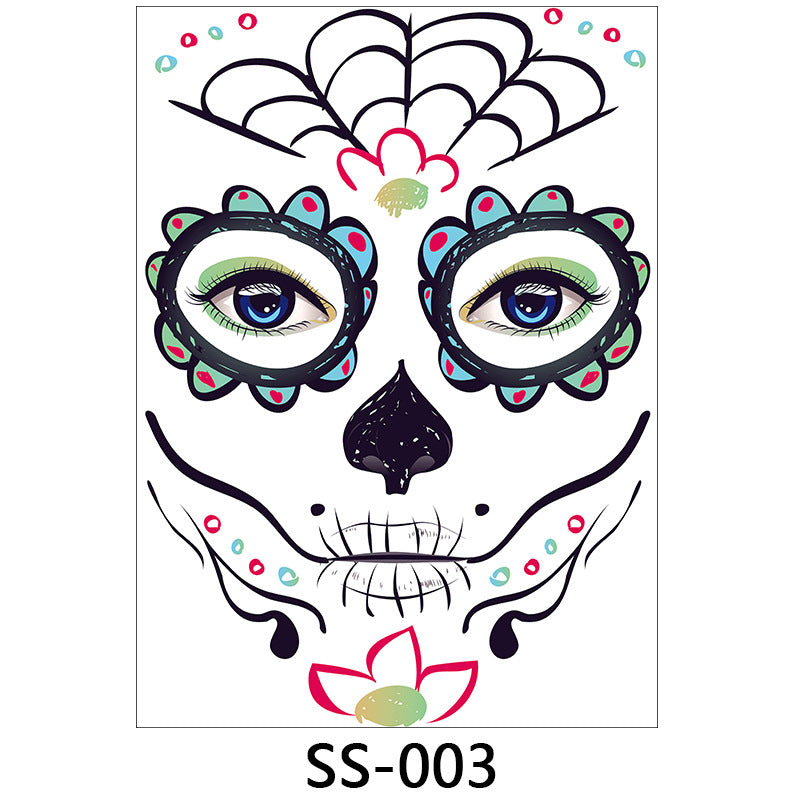 Halloween Face Sticker