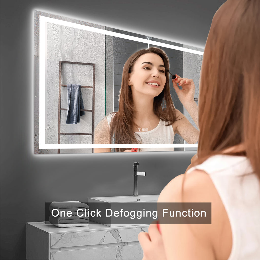 72"×36" LED Mirror Light Bathroom...