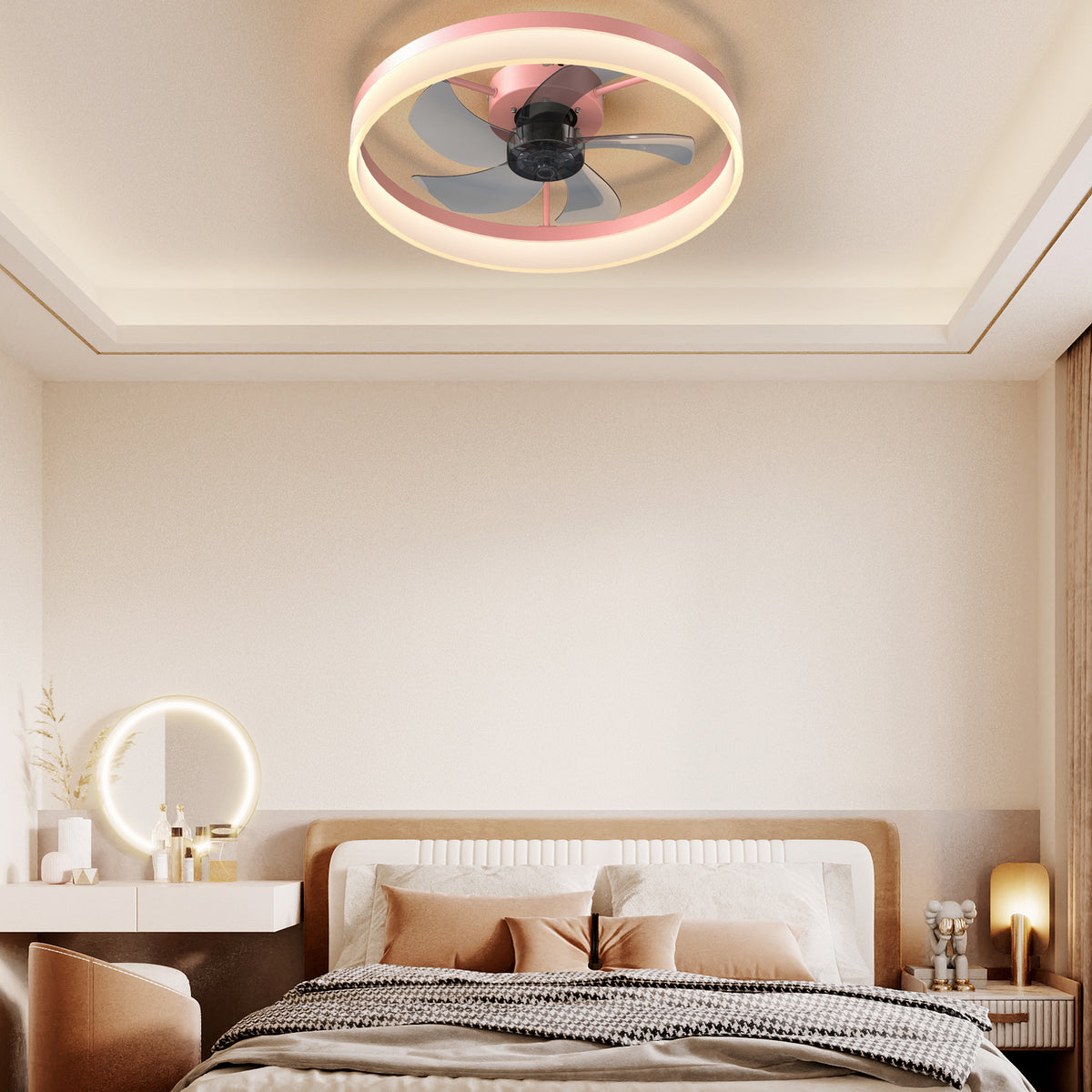 Ceiling Fans with Lights Dimmable LED...