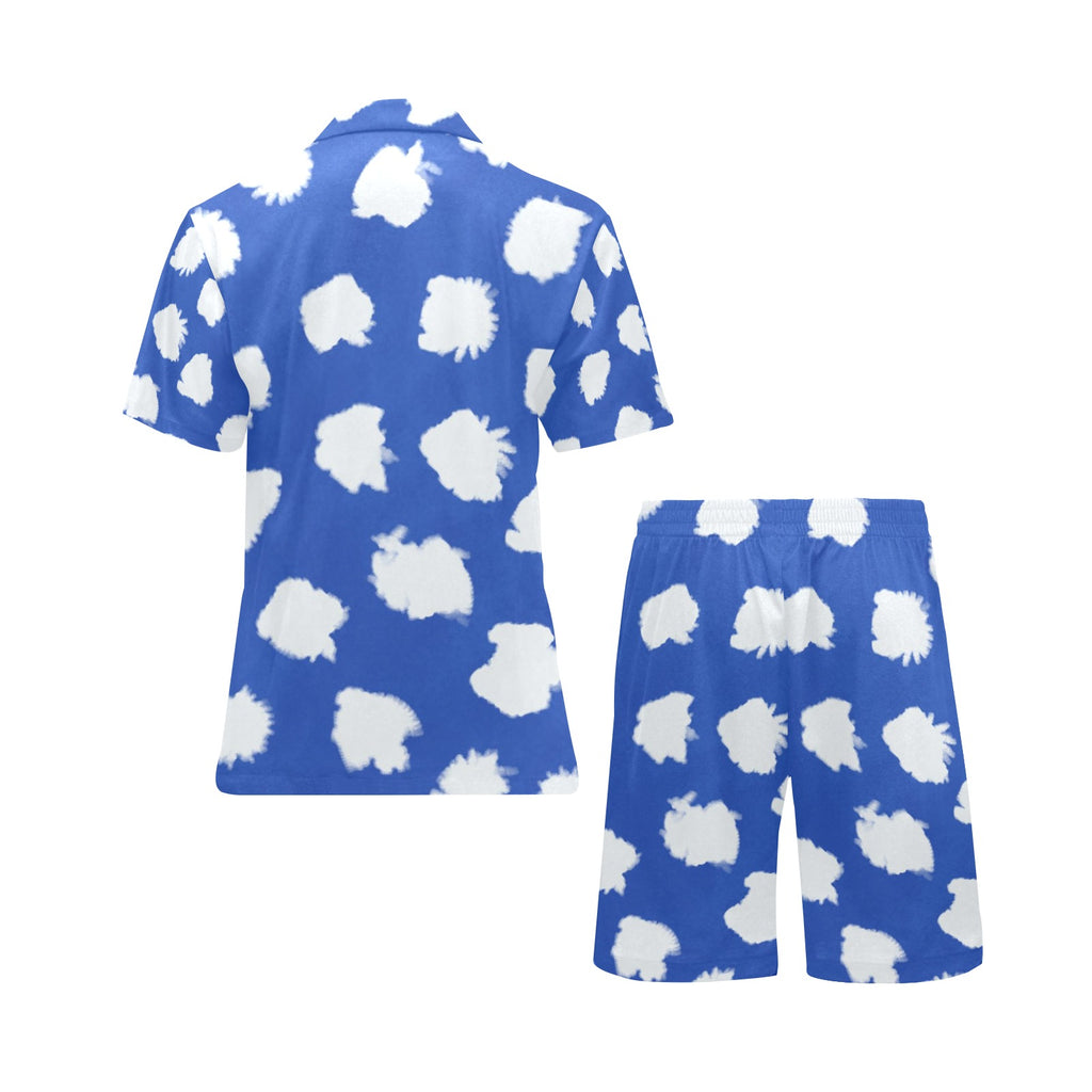 Men's V-Neck Short Pajama Set (Sets 11)