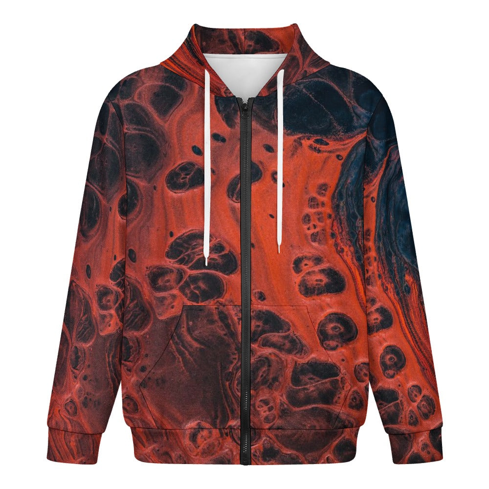 Men's Fashion Youth Jacket Hoodies with Zipper and Pockets