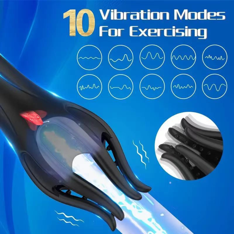 Penis Massage Trainer Male Masturbation Multi-frequency Vibration Airplane Cup