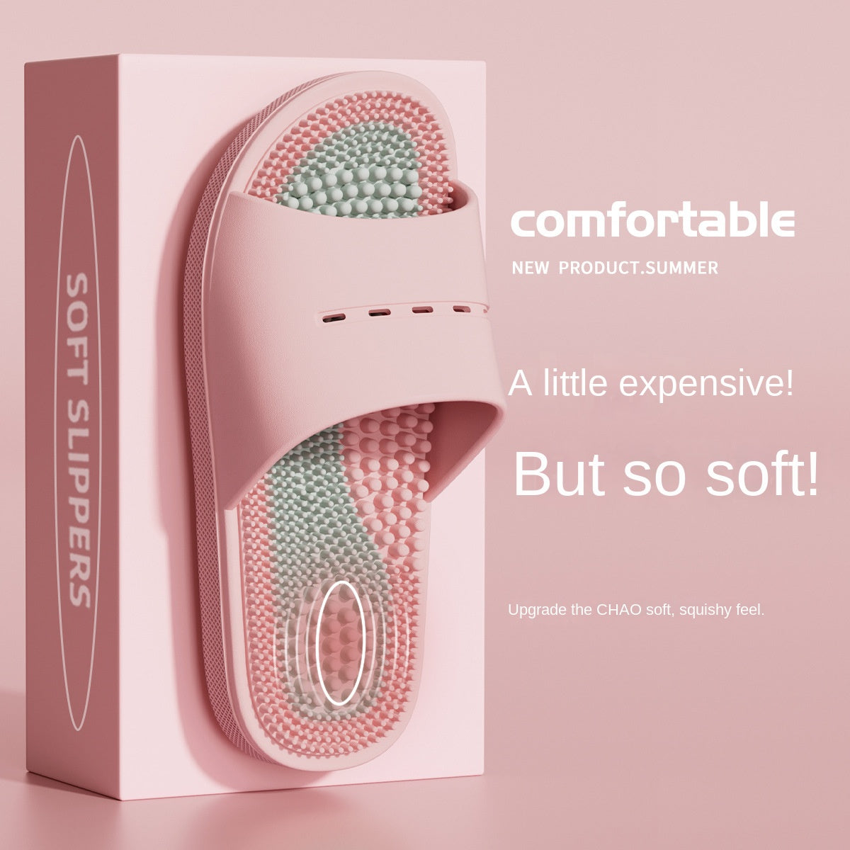 Massage Slippers Non-Slip Bath Massaging Reflexology