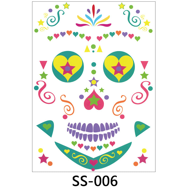 Halloween Face Sticker