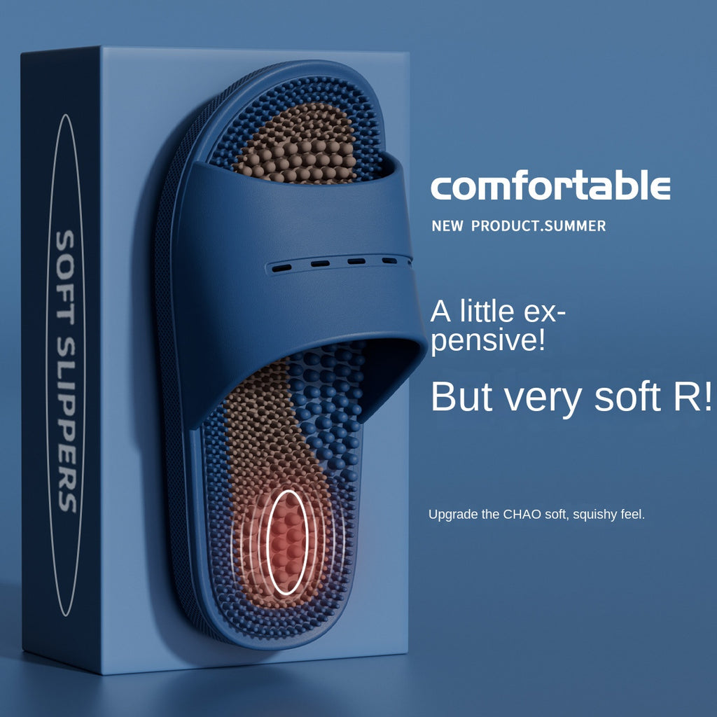 Massage Slippers Non-Slip Bath Massaging Reflexology