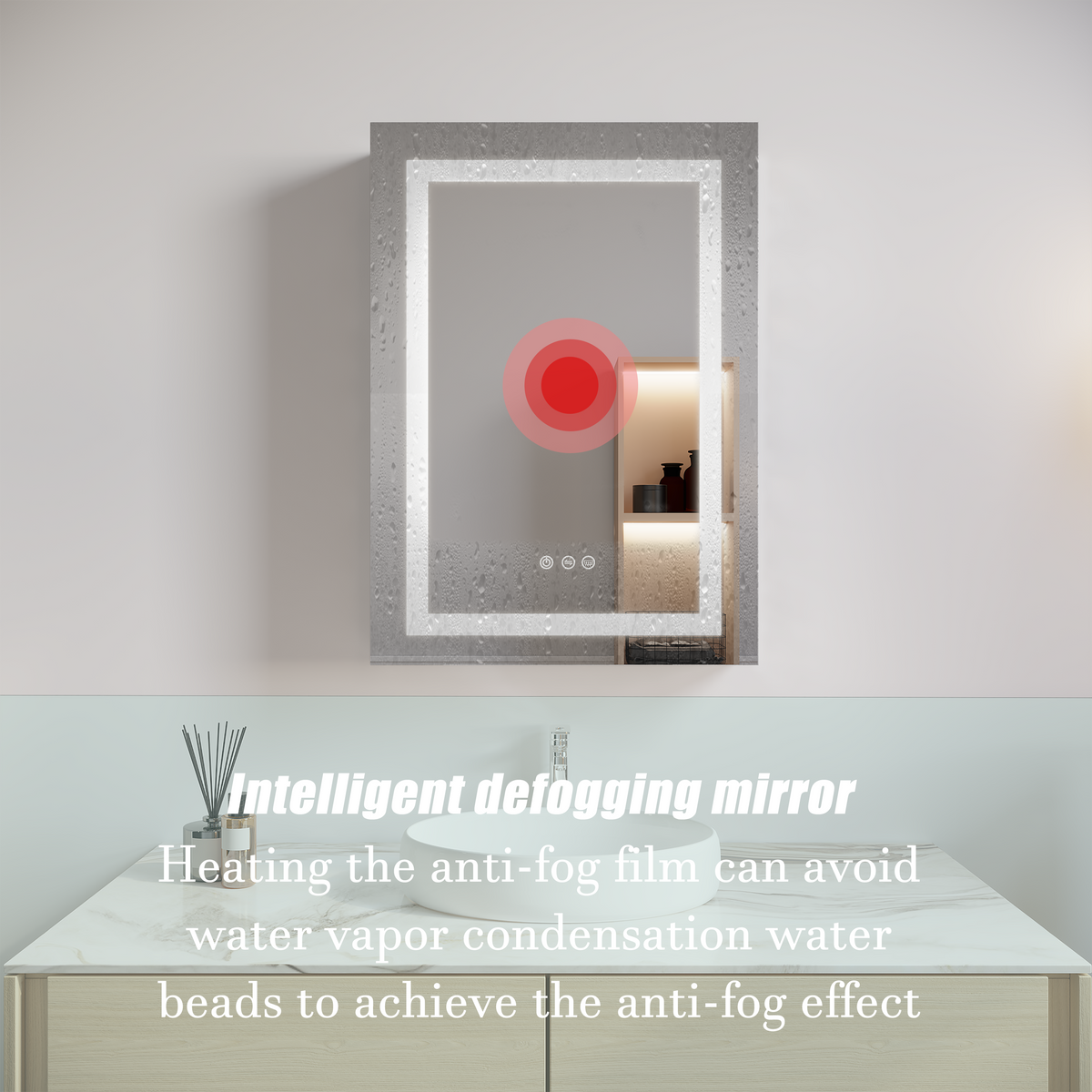 26x20 inch(Left Door) bathroom medicine...