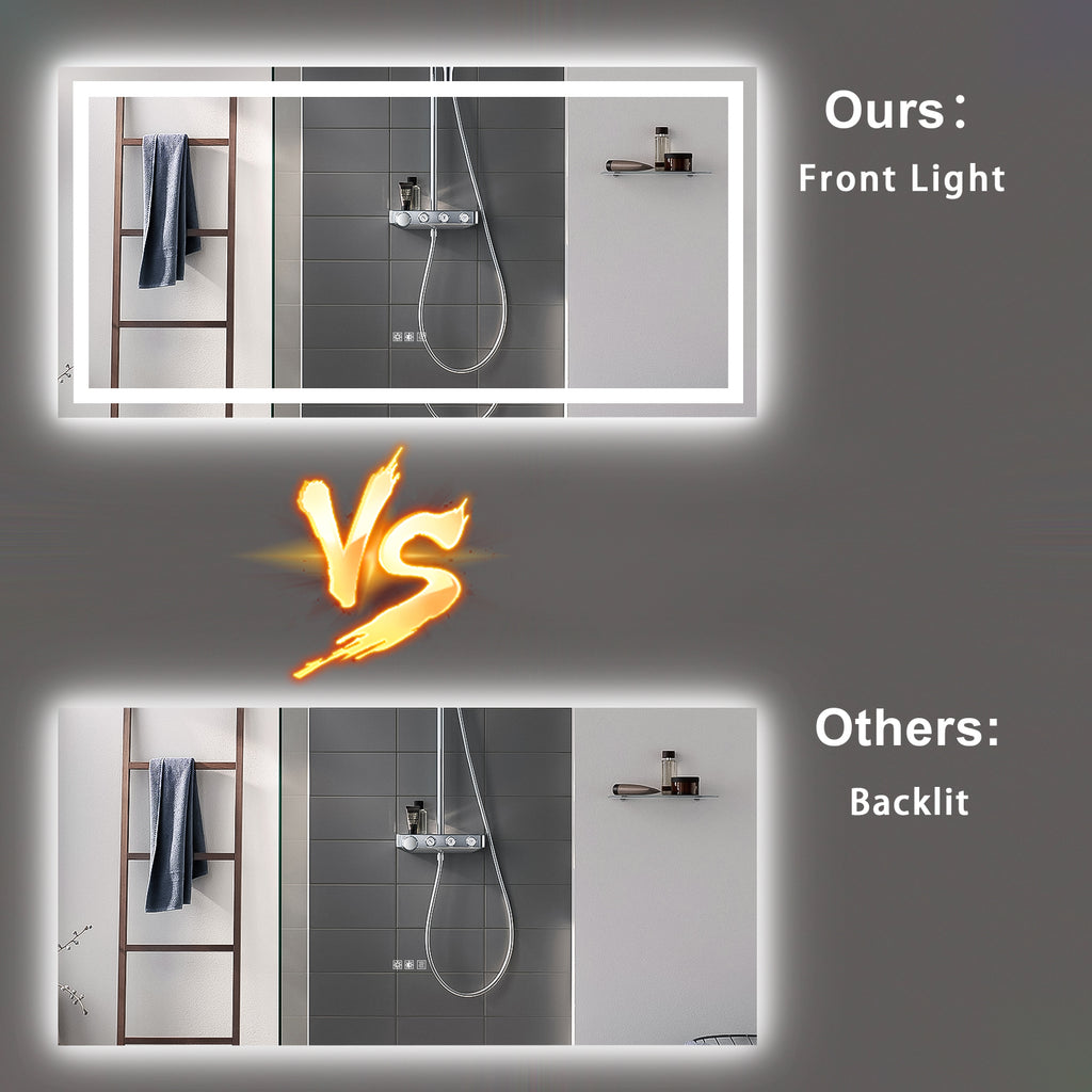 72"×36" LED Mirror Light Bathroom...