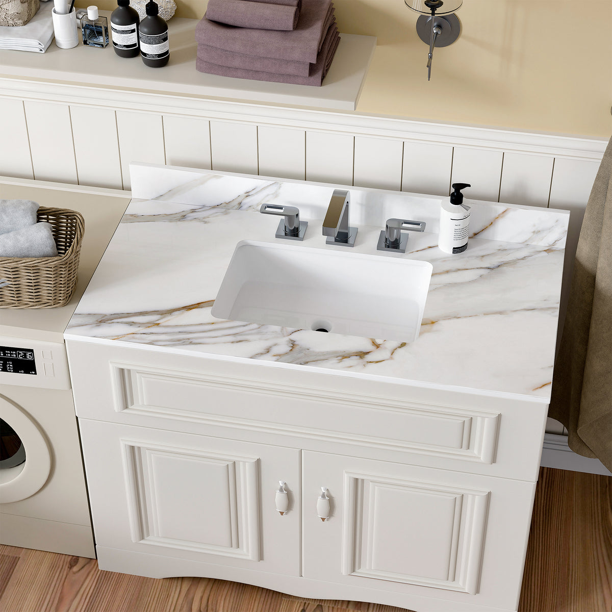 43 inch marble countertop with base...