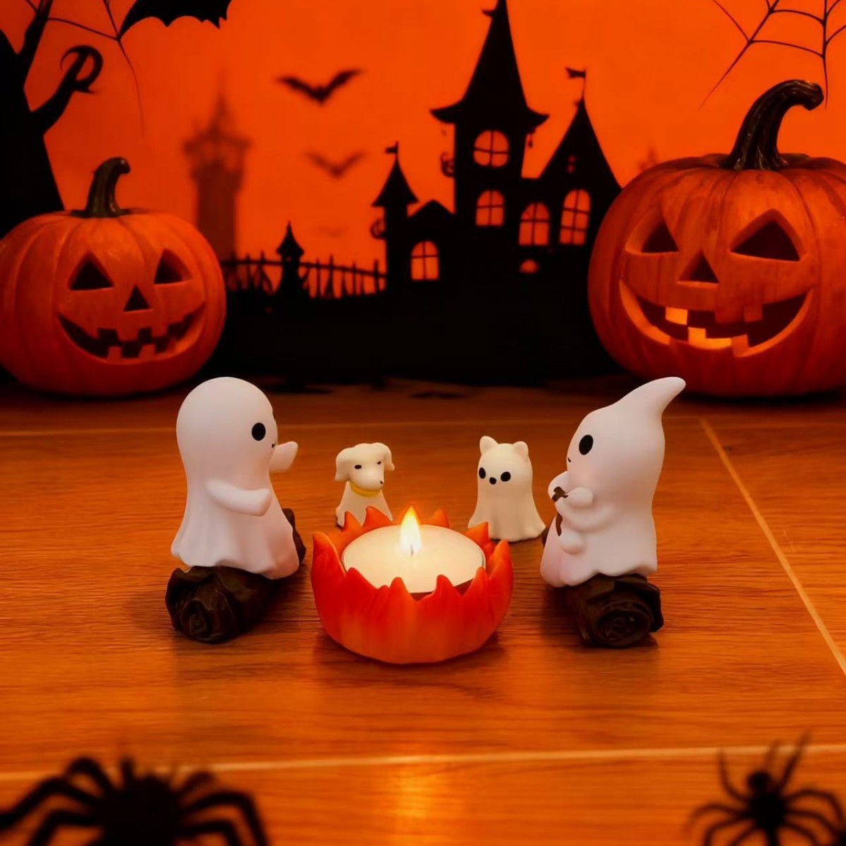 Halloween Ghost Campfire Decor