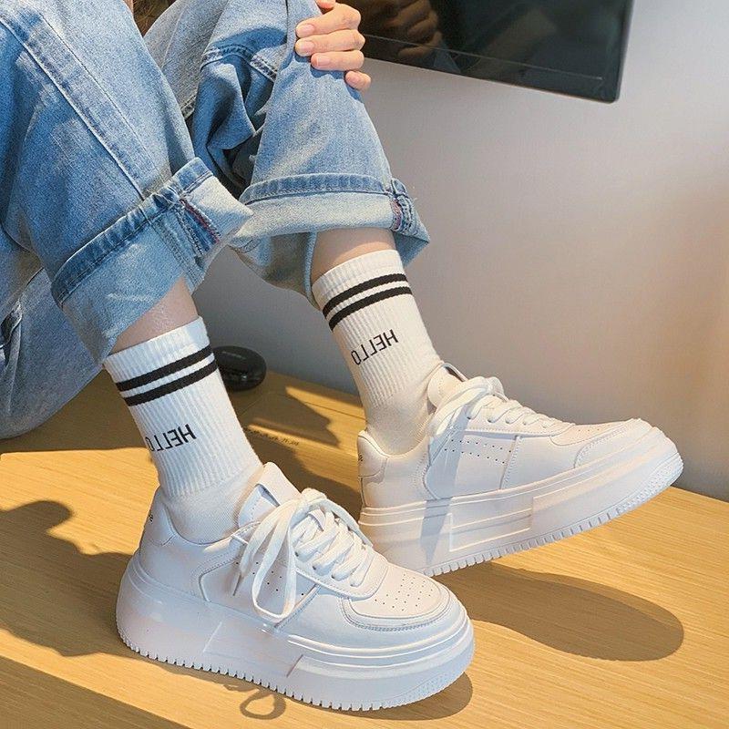 Zapatillas de plataforma con cordones