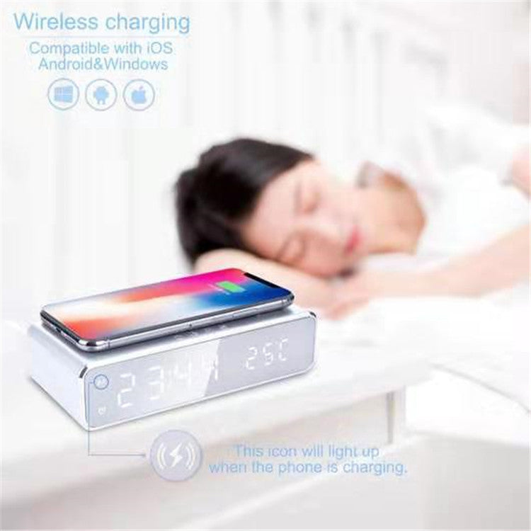 Smart LED Digital Alarm Clock with Wireless...
