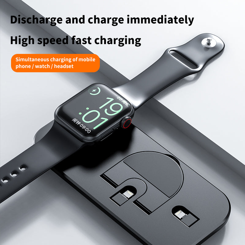The New Three-In-One Wireless Charger Is Suitable For Apple Mobile