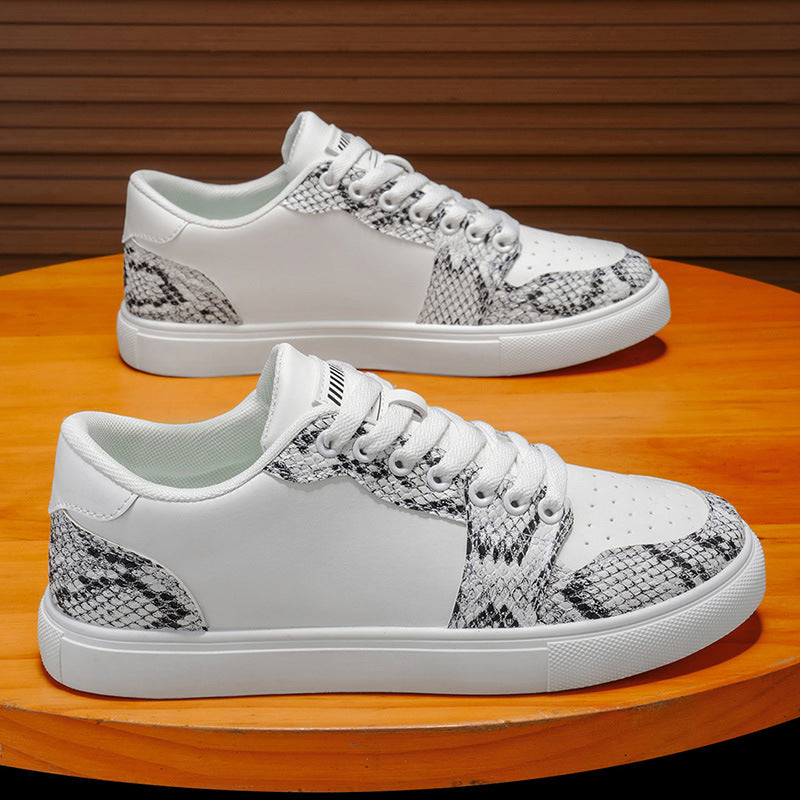 Chaussures pour hommes respirantes, confortables, simples et à semelles épaisses