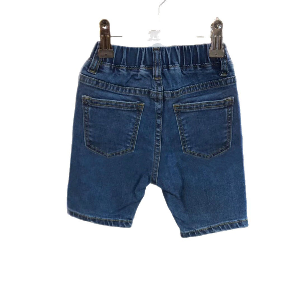 Casual five-pocket denim shorts and casual trousers