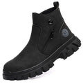Chaussures de sécurité de protection anti-écrasement et anti-perforation, anti-étincelles, pour la protection du travail des soudeurs