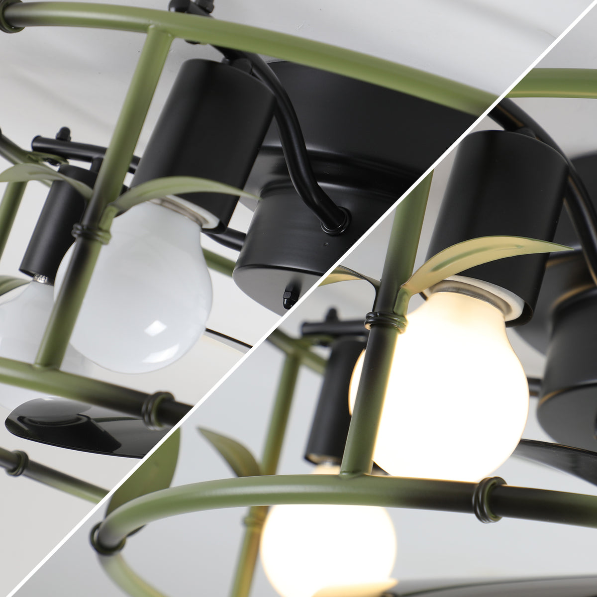 Flush Mount Ceiling Fans with Lights...
