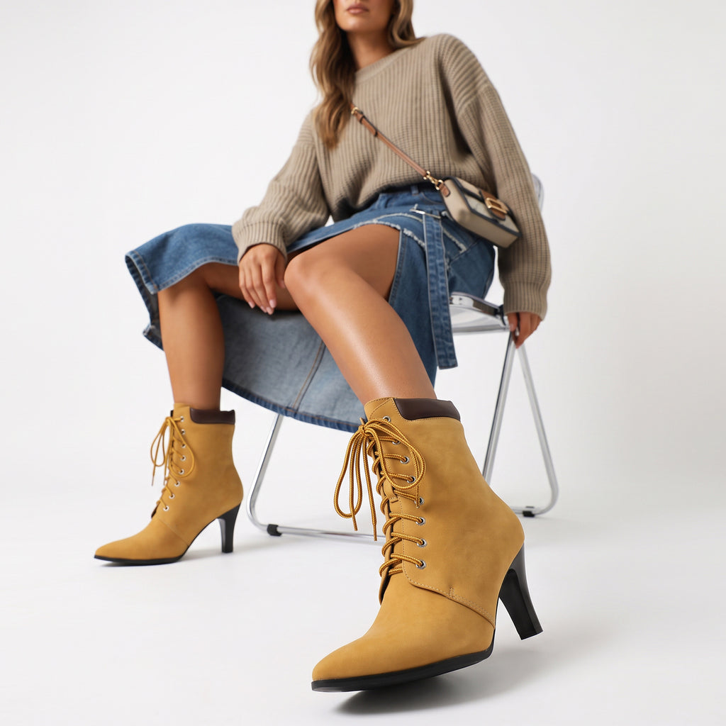 Martin Lace-up Ankle Boots