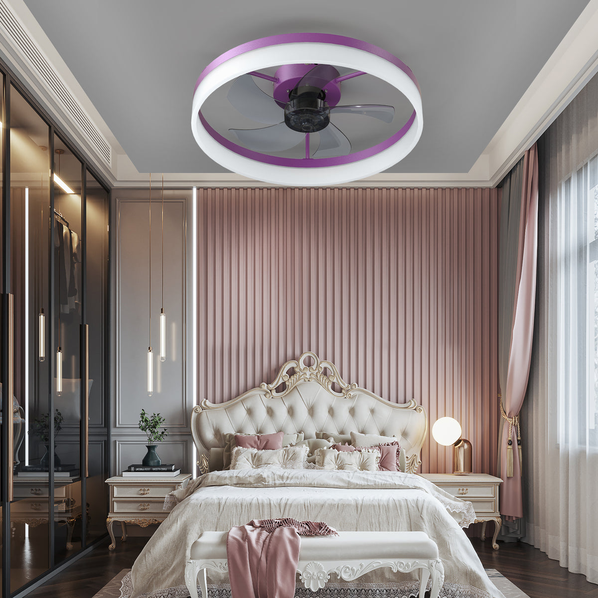 Ceiling Fans with Lights Dimmable...
