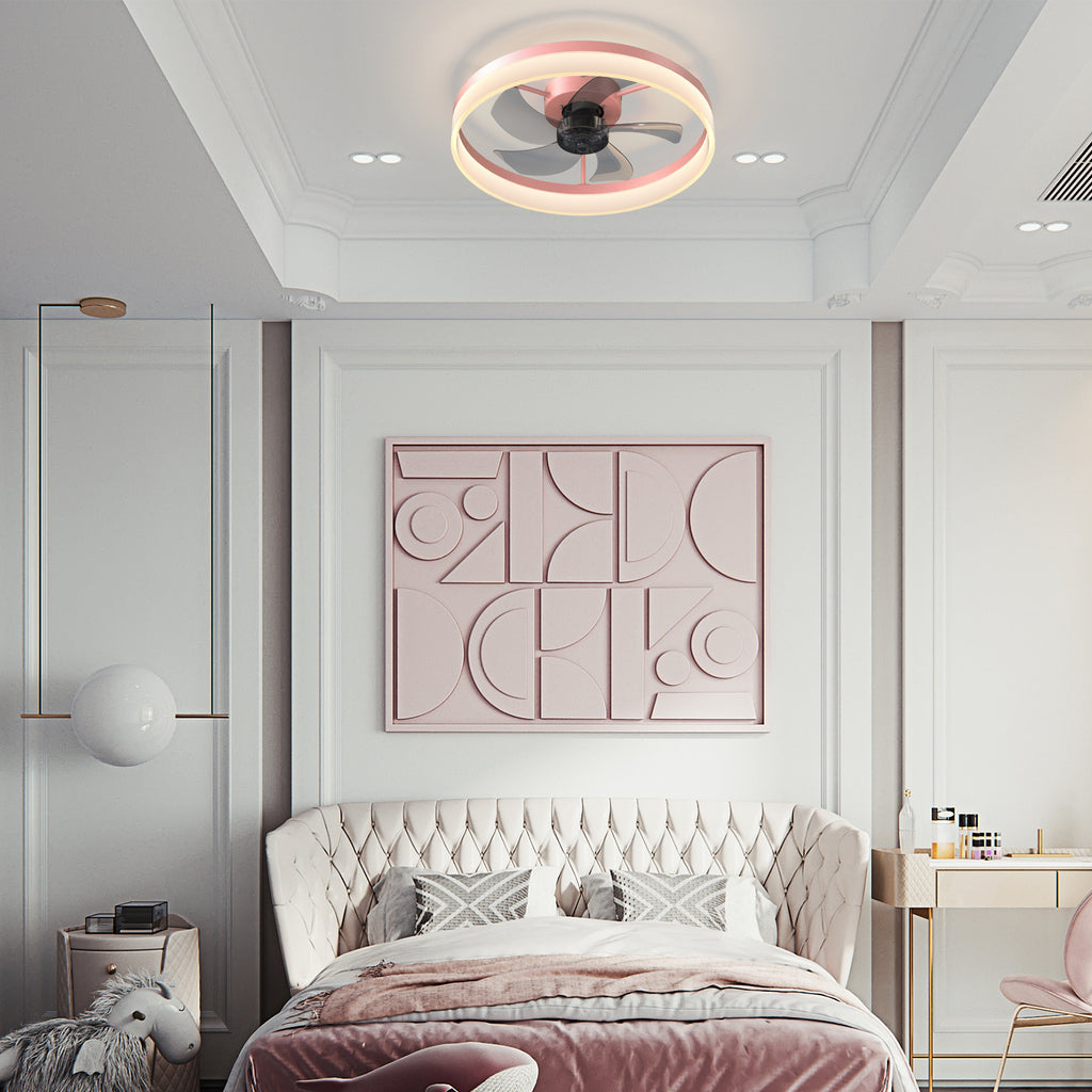 Ceiling Fans with Lights Dimmable LED...