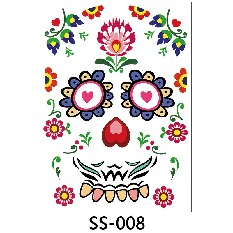 Halloween Face Sticker