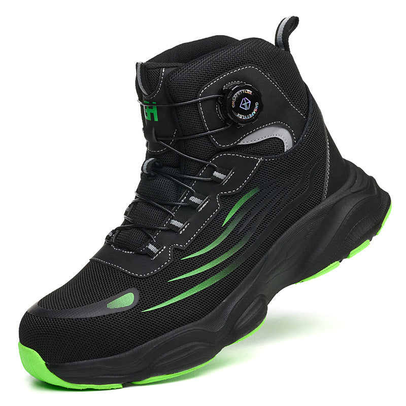 Men's breathable anti-smashing and anti-piercing hiking work shoes