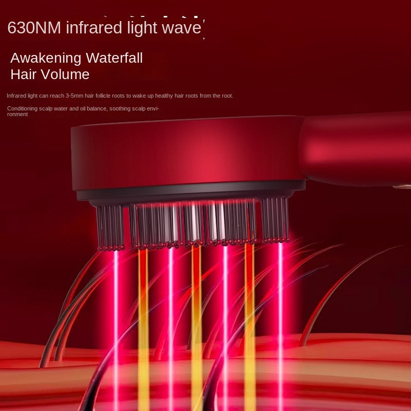 Electric Massage Comb for Household Scalp Red Light Anti-Hair Loss Hair Care Massage Comb