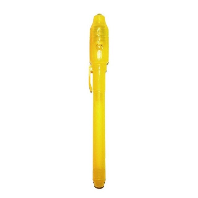 2 in 1 Luminous Light Invisible Ink Pen UV Check Money Kids Drawing Secret Learning Educational Magic Pens