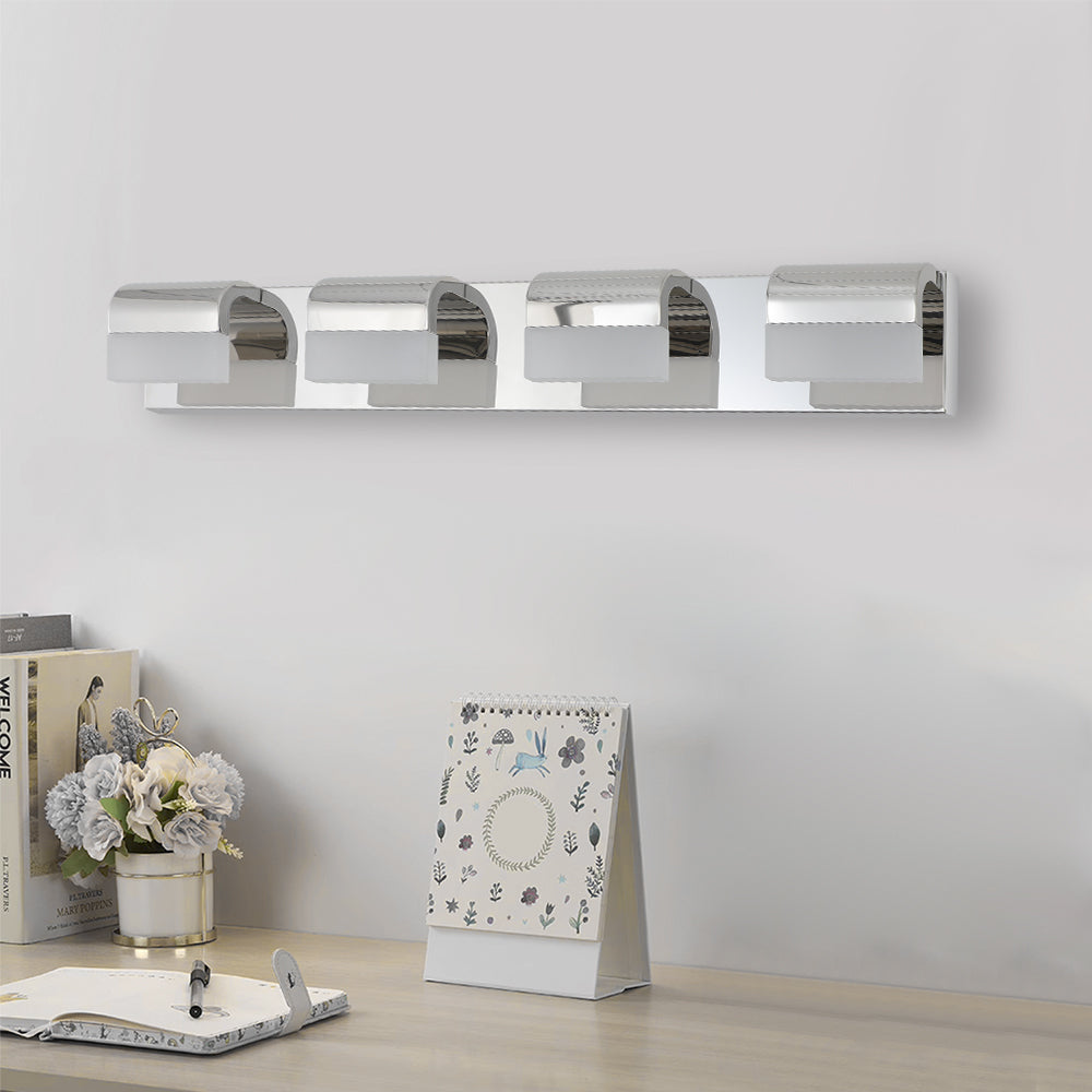 Modern Bathroom Vanity Lighting 4-Light LED...