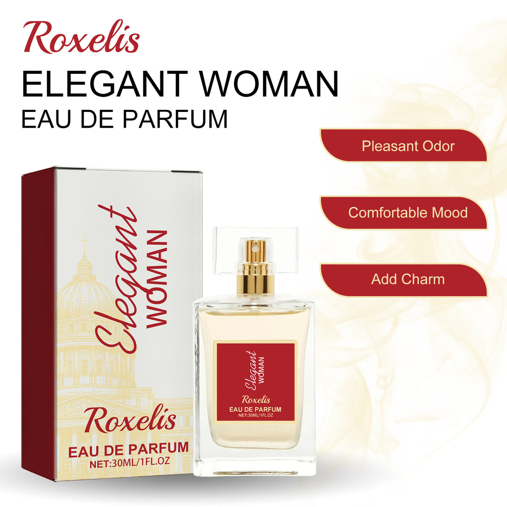 Elegant Woman Eau De Parfum, Natural Fresh Niche Light Elegant Flower Fruit Fragrance, Lasting Fragrance for Wrist and Behind Ear, Dating Atmosphere Perfume