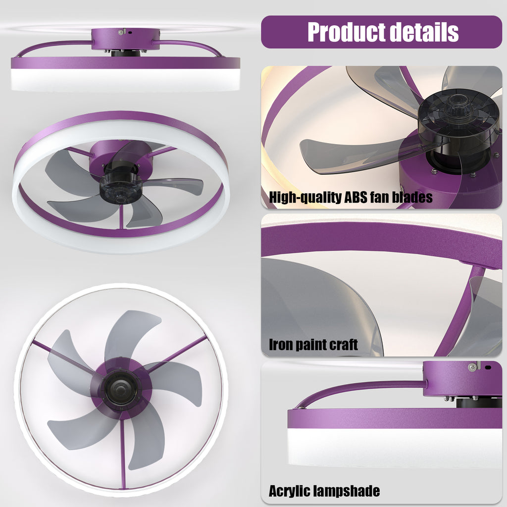 Ceiling Fans with Lights Dimmable...