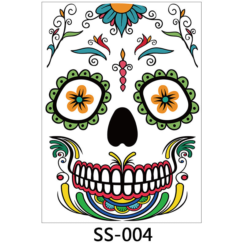 Halloween Face Sticker