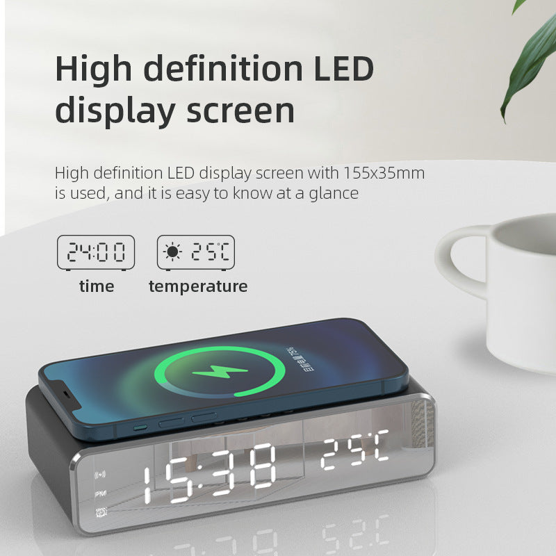 Smart LED Digital Alarm Clock with Wireless...