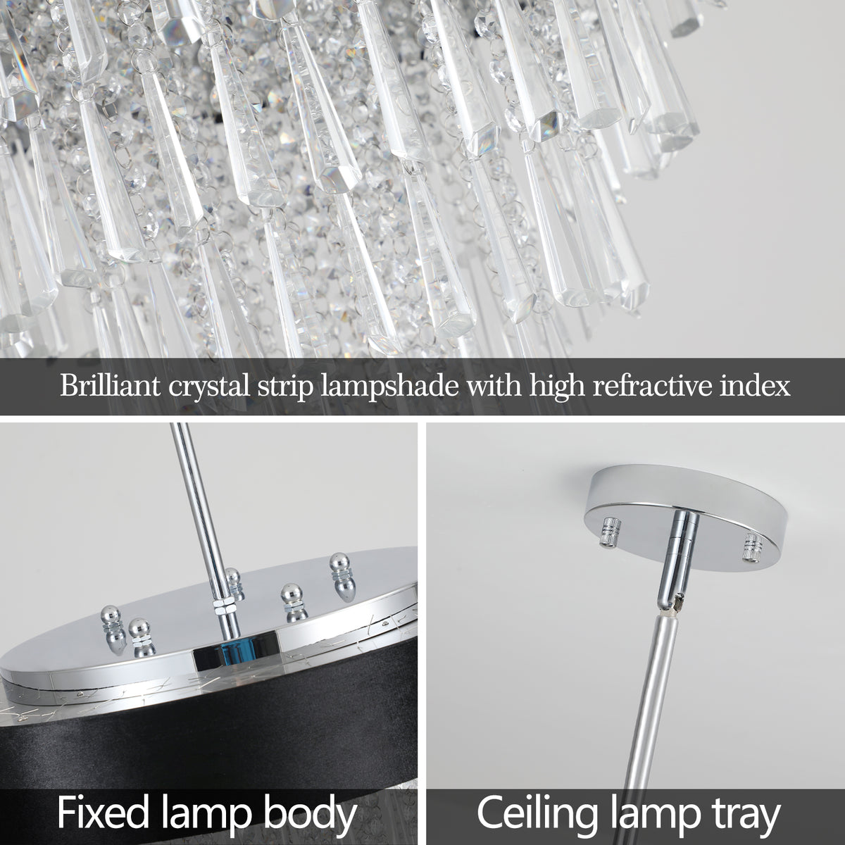 Modern Crystal Chandelier for  Living-Room...