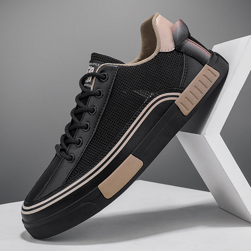 Thin mesh perforated board shoes