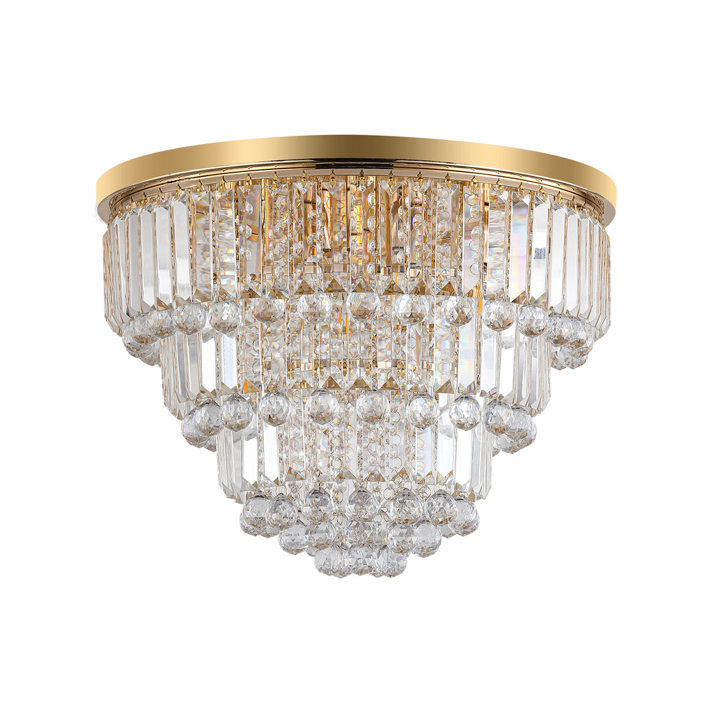 Gold luxury modern style crystal lights...