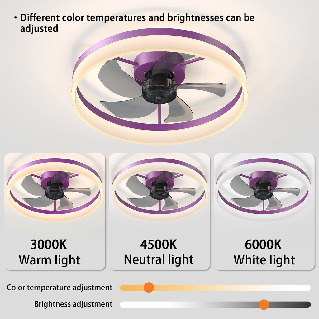 Ceiling Fans with Lights Dimmable...