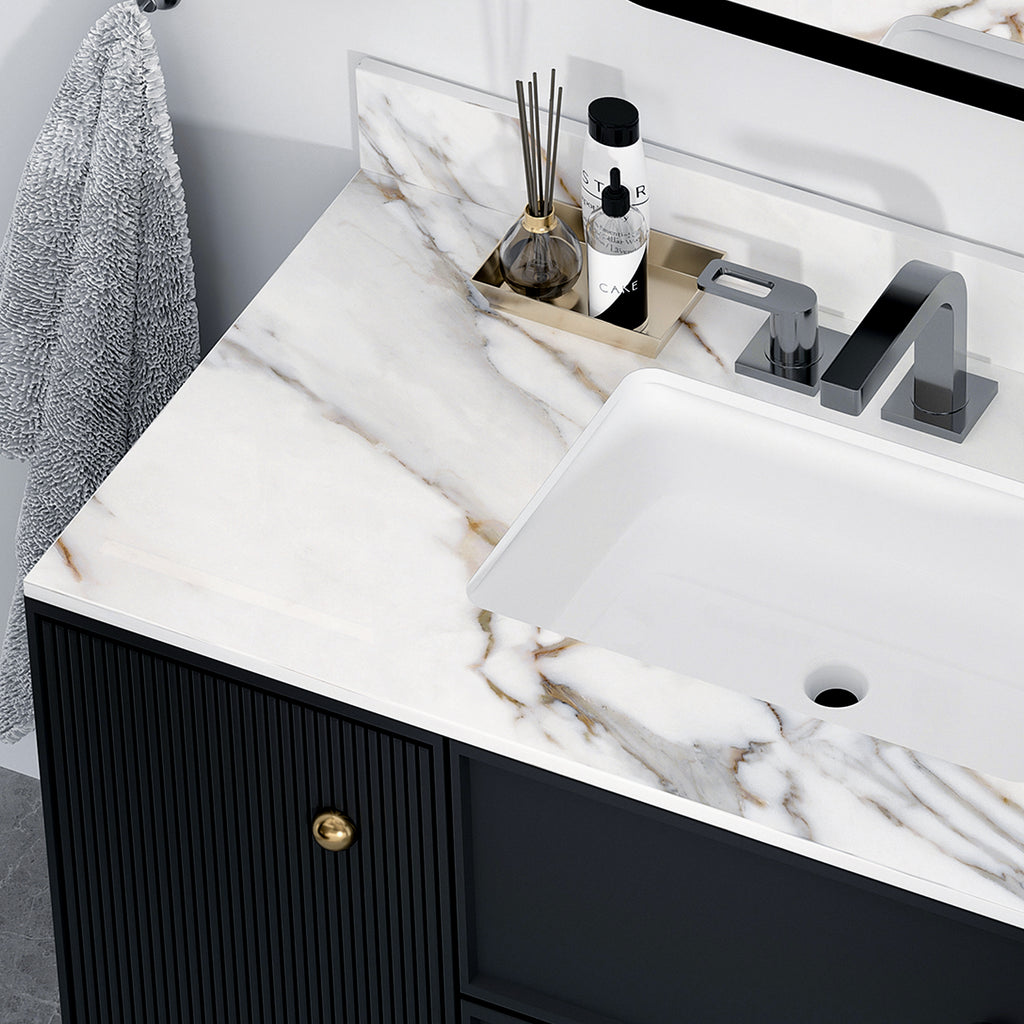 43 inch marble countertop with base...