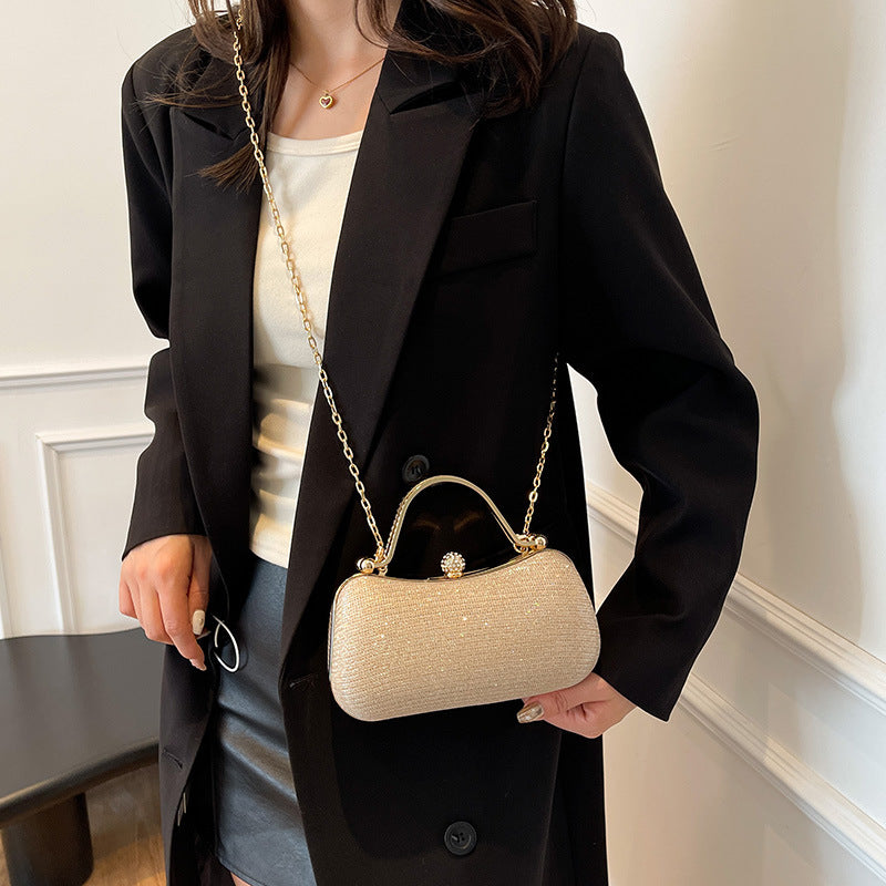 Chain Diamond Crossbody Bag